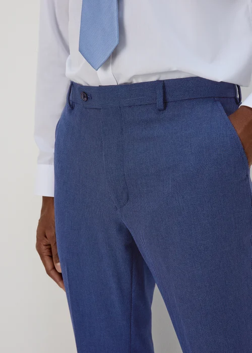 Taylor & Wright Douglas Blue Skinny Fit Suit Trousers - 30 Waist 31 Leg Image 3