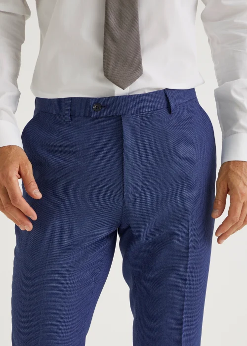 Taylor & Wright Douglas Blue Skinny Fit Suit Trousers - 30 Waist 31 Leg Image 5