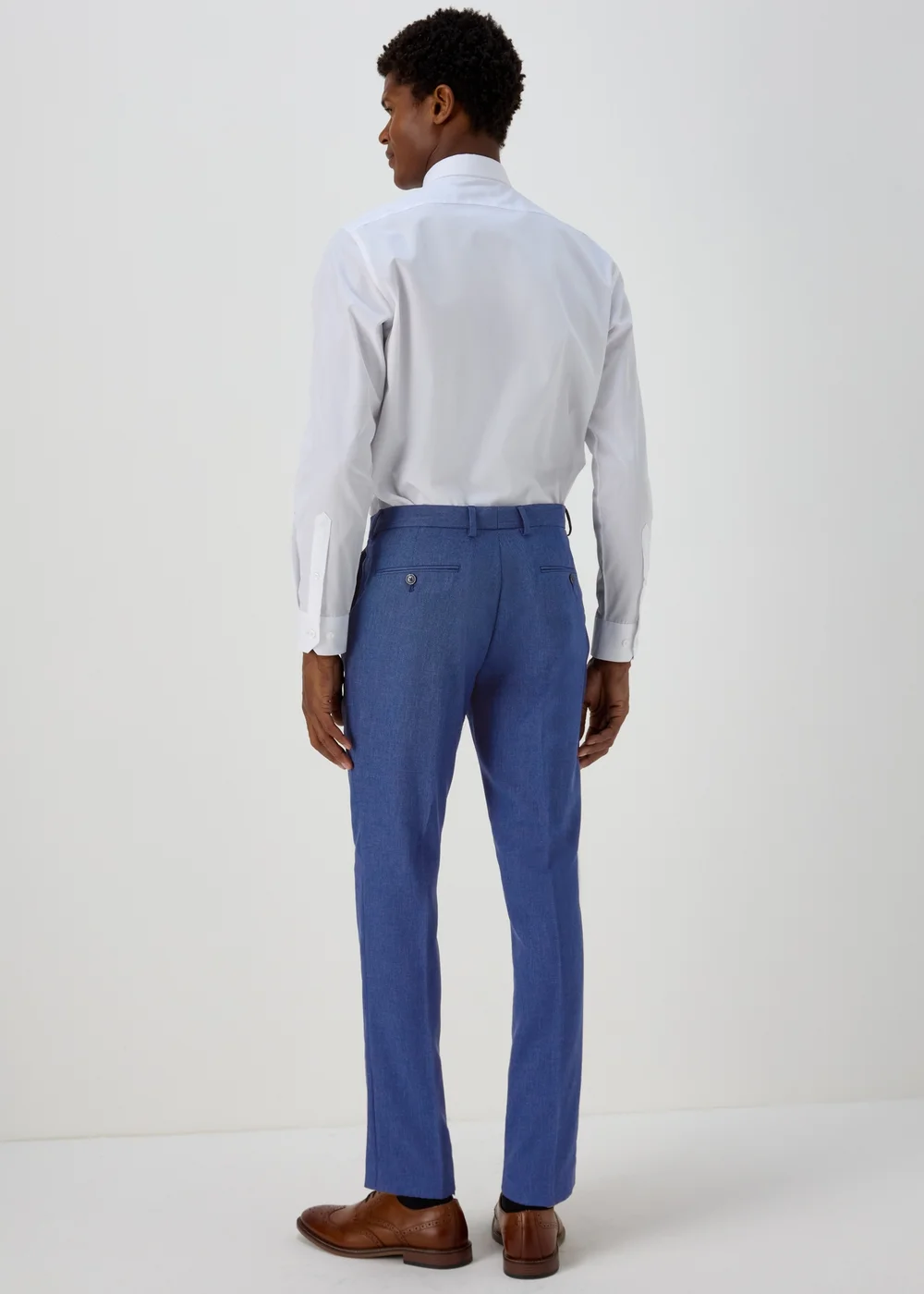 Taylor & Wright Douglas Blue Skinny Fit Suit Trousers - 30 Waist 31 Leg Image 2