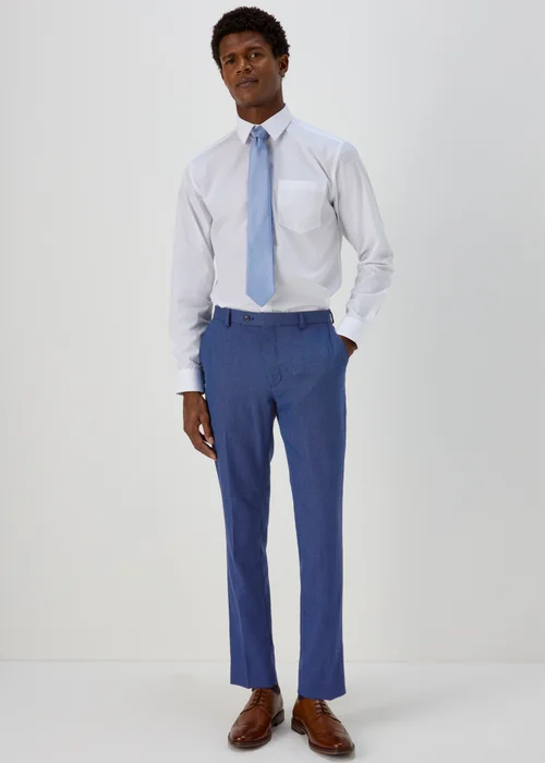 Taylor & Wright Douglas Blue Skinny Fit Suit Trousers - 30 Waist 31 Leg Image 4