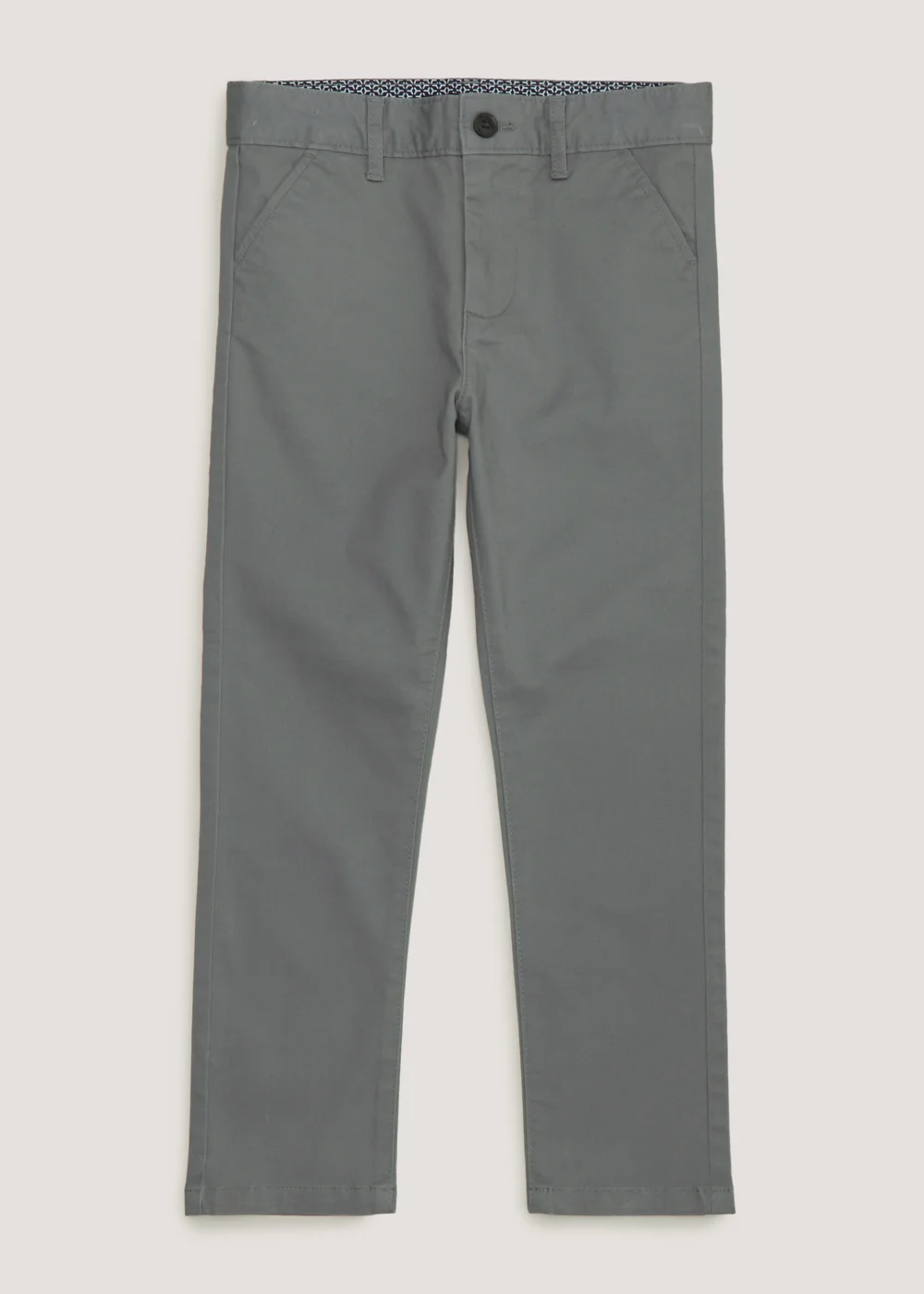 Boys Grey Chinos (4-13yrs) - Age 4 Years Image 1
