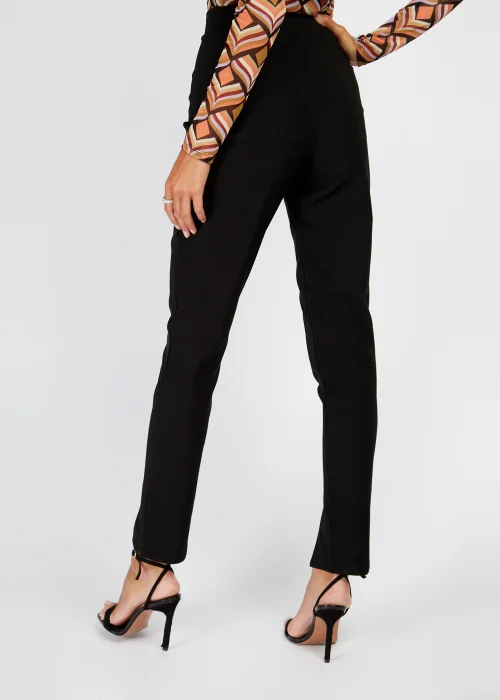 Girls on Film Black Slit Trousers - Size 6 Image 3