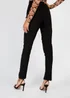 Girls on Film Black Slit Trousers - Size 6 Image 3