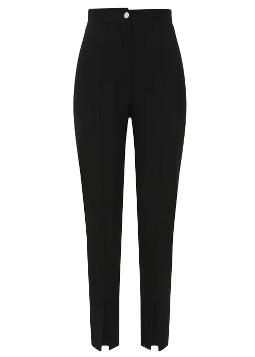Girls on Film Black Slit Trousers - Size 6 Image 2