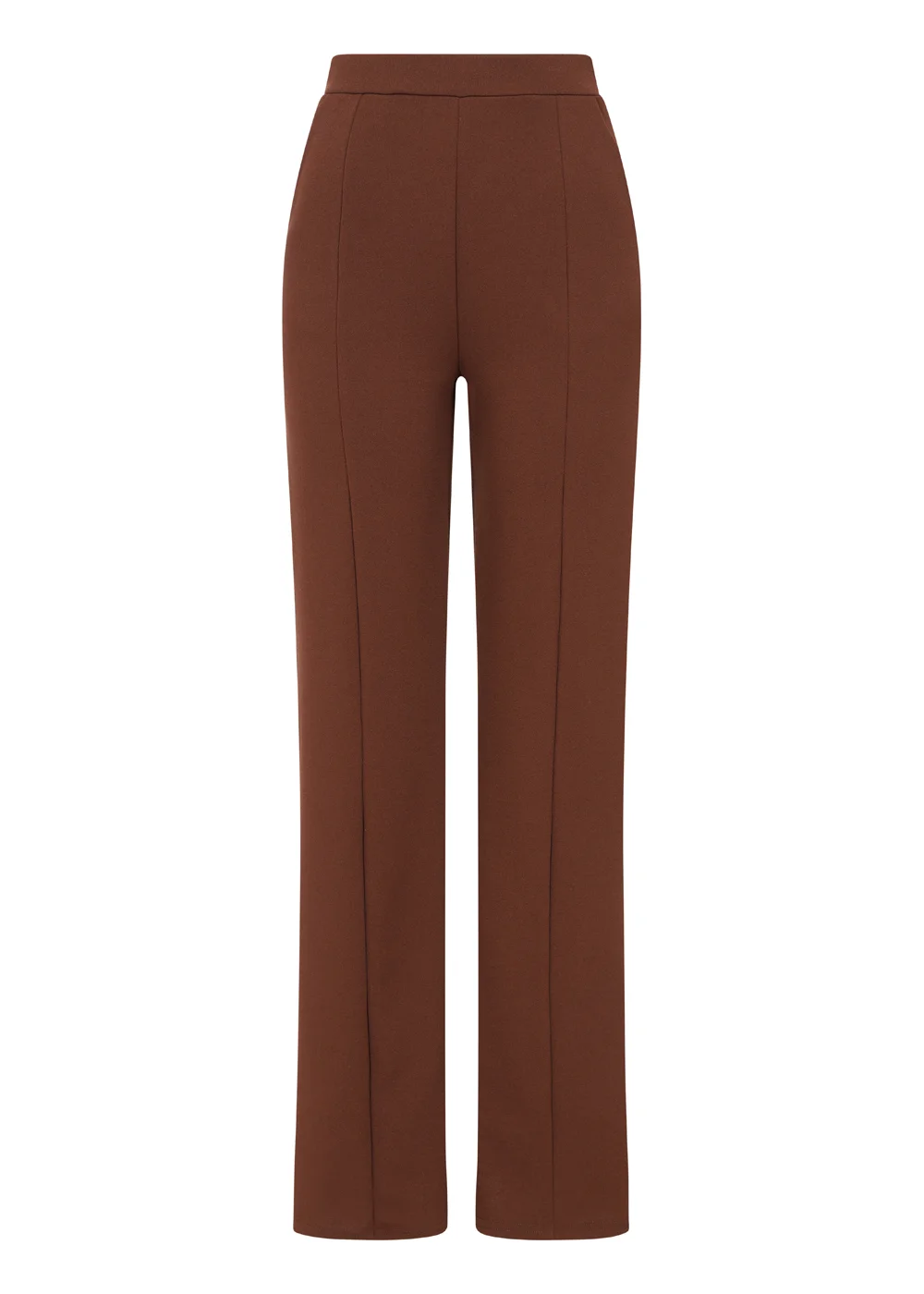 Girls on Film Chocolate Flared Trousers - Size 6 Image 2