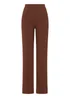 Girls on Film Chocolate Flared Trousers - Size 6 Image 2