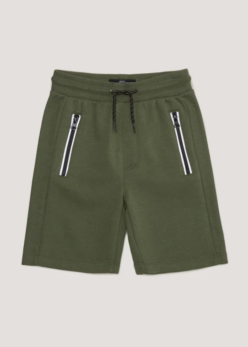 Boys Khaki Mesh Jogger Shorts (4-13yrs) - Age 4 Years Image 1