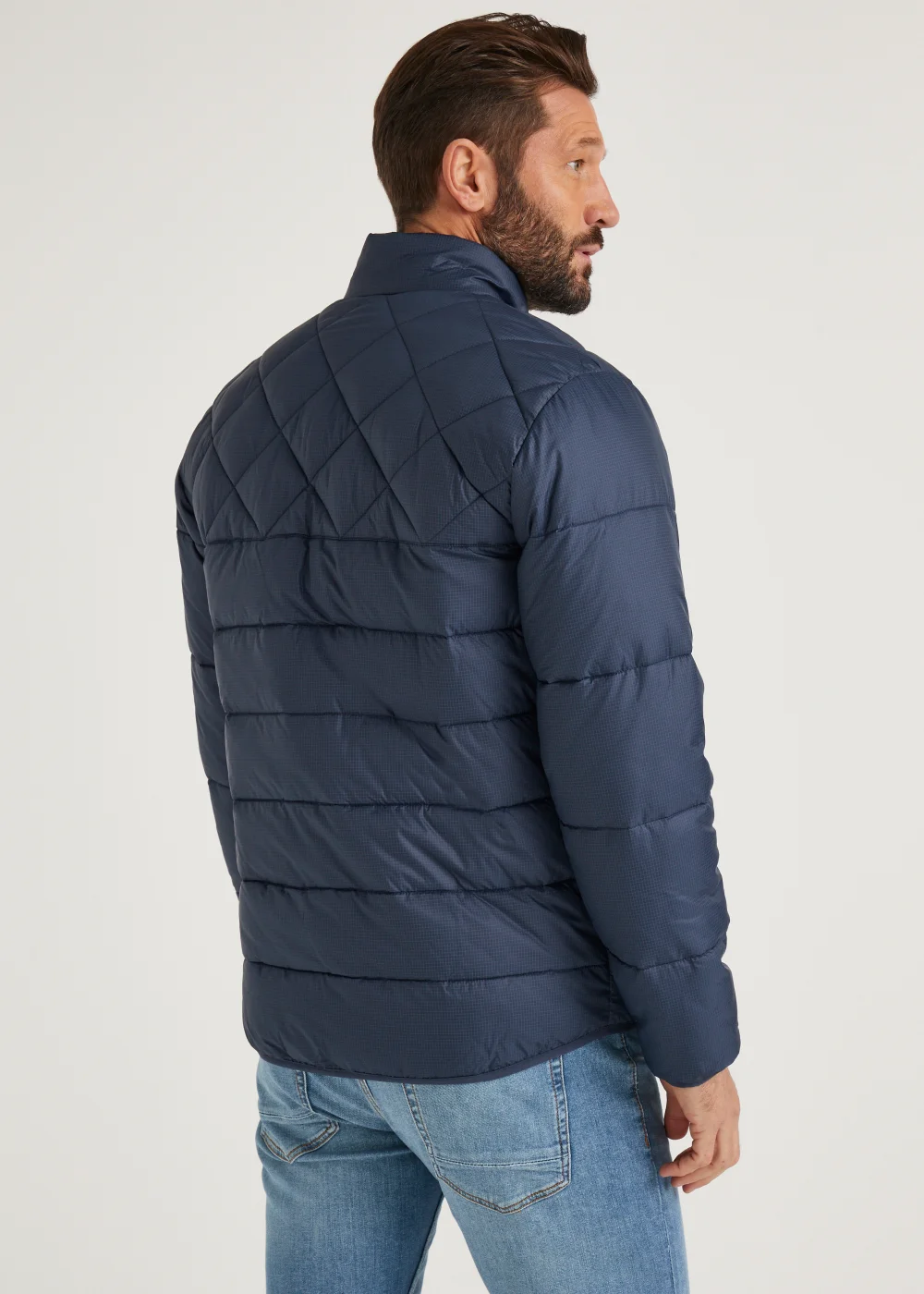 Lincoln Navy Puffer Jacket - S Image 2