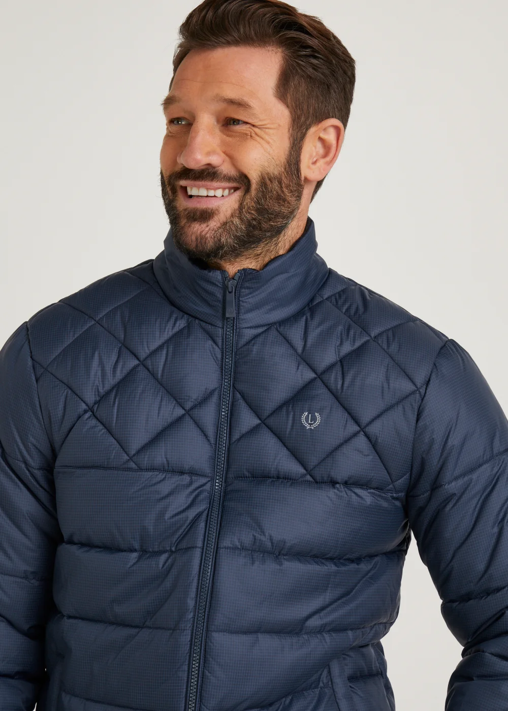 Lincoln Navy Puffer Jacket - S Image 5