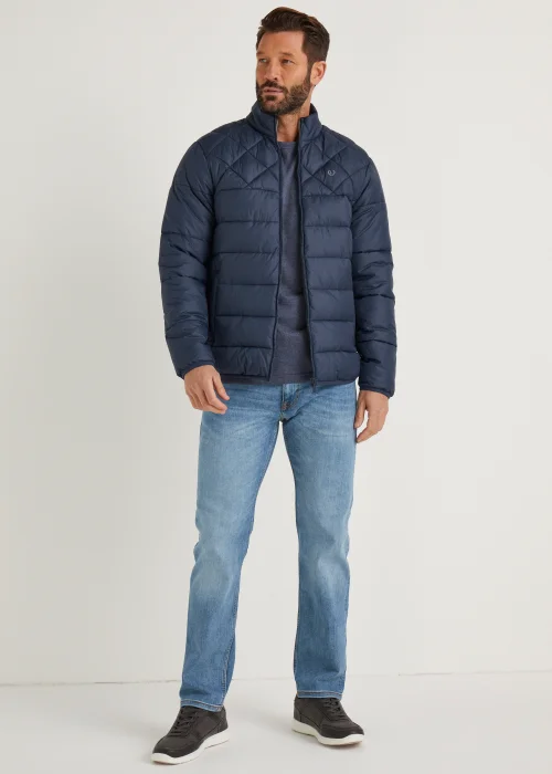 Lincoln Navy Puffer Jacket - S Image 3