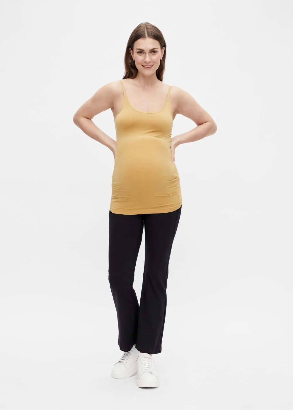 Mamalicious Maternity 2 Pack Cami Tops - One Size Image 3