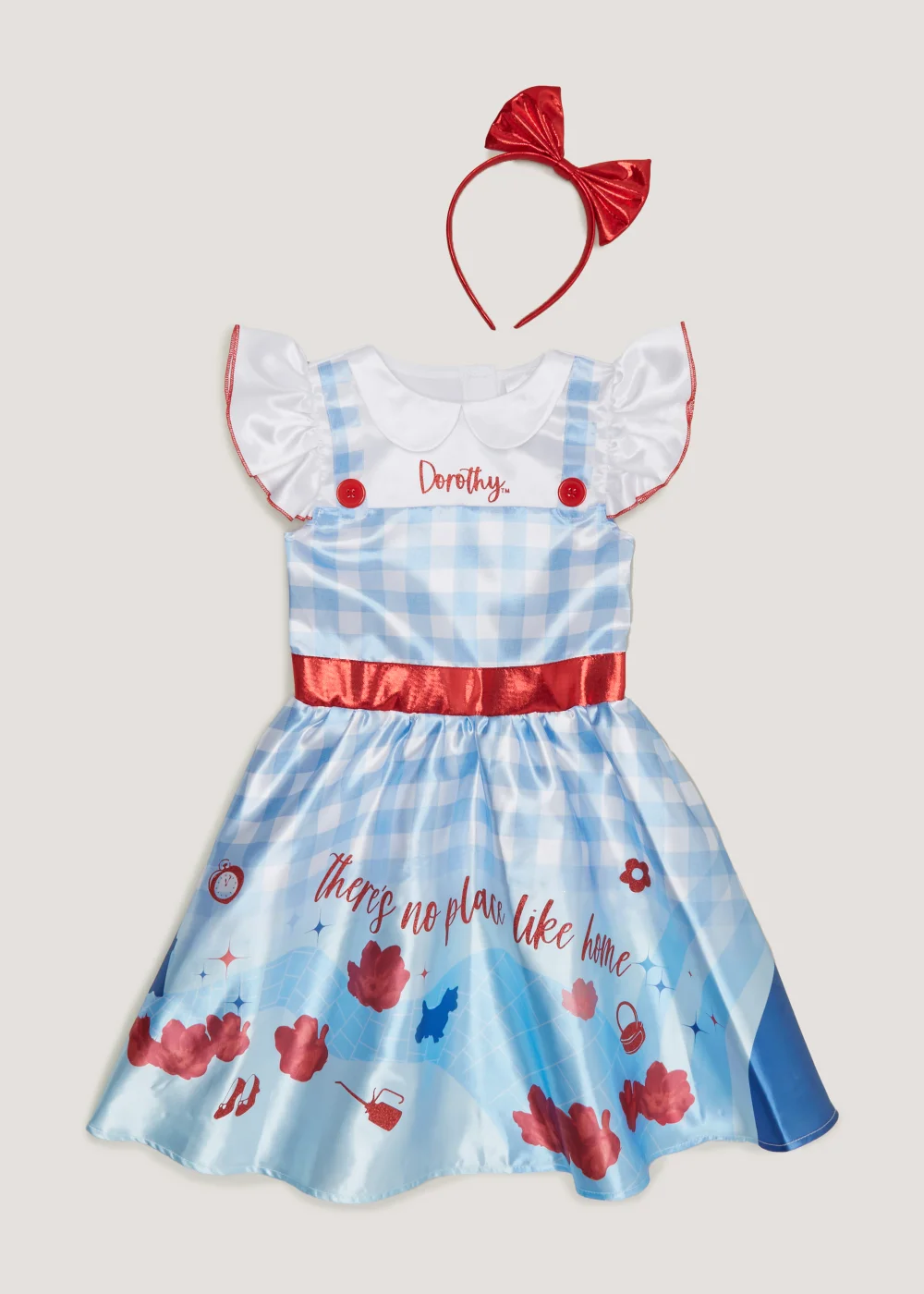 Kids Wizard of Oz Dorothy Fancy Dress Costume (3-9yrs) - Age 3 Years Image 1