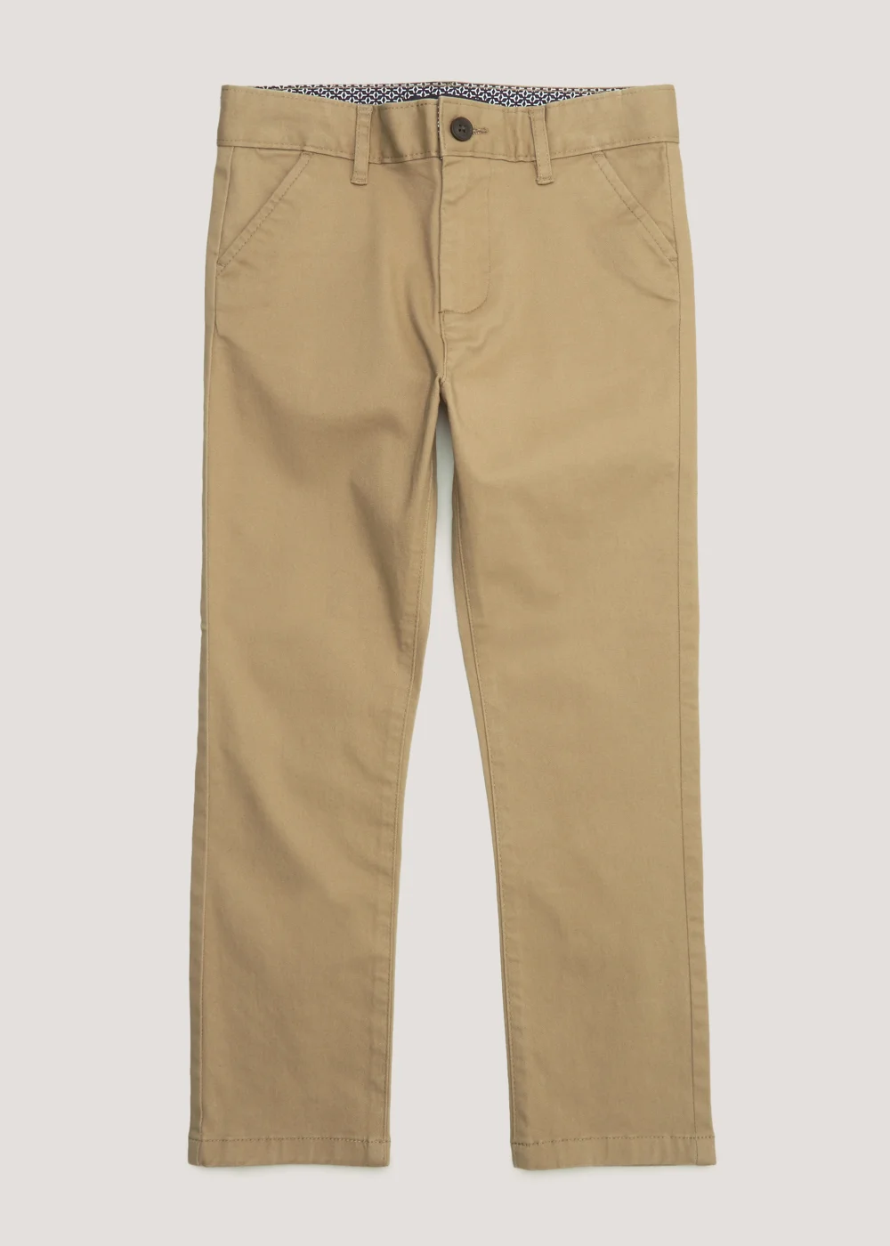 Boys Tan Chinos (4-13yrs) - Age 4 Years Image 1