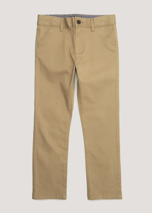 Boys Tan Chinos (4-13yrs) - Age 4 Years Image 1