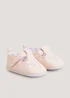 Pink Soft Sole Baby Shoes (Newborn-18mths) - Age 0 - 3 Months Image 1