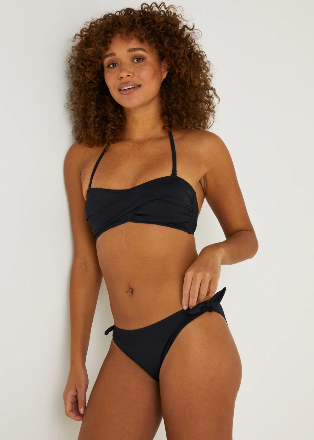 Black Twist Bikini Bottoms - 8 Image 1
