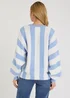 Papaya Petite Blue Stripe Jumper - Extra small Image 3