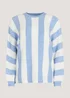Papaya Petite Blue Stripe Jumper - Extra small Image 2