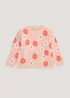 Girls Pink Daisy Jumper (4-13yrs) - Age 4 Years Image 1