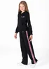 Girls Pineapple Black Sequin Wide Leg Joggers (5-13yrs) - Age 5-6 Image 3