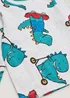 Boys Grey Marl Dinosaur Print Long Sleeve T-Shirt (9mths-6yrs) - Age 18 - 23 Months Image 2