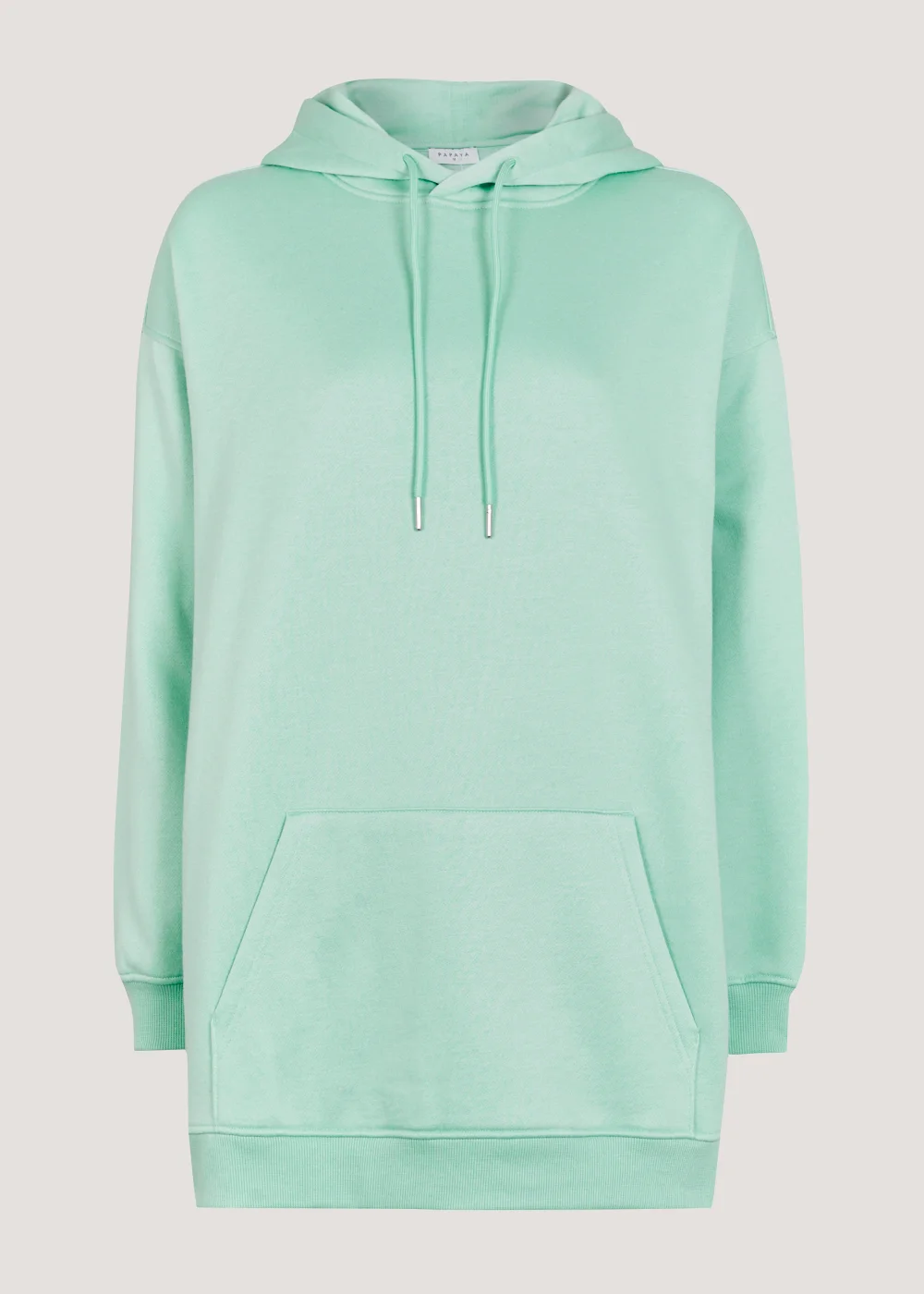 Green Longline Hoodie - S Image 4