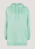 Green Longline Hoodie - S Image 4
