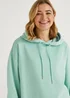 Green Longline Hoodie - S Image 2