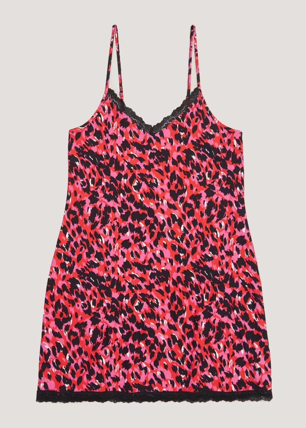 Red Animal Print Chemise - Extra small Image 3