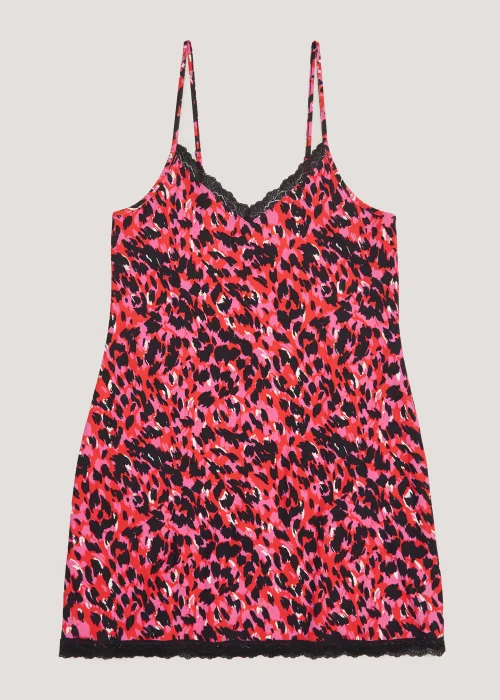 Red Animal Print Chemise - Extra small Image 3