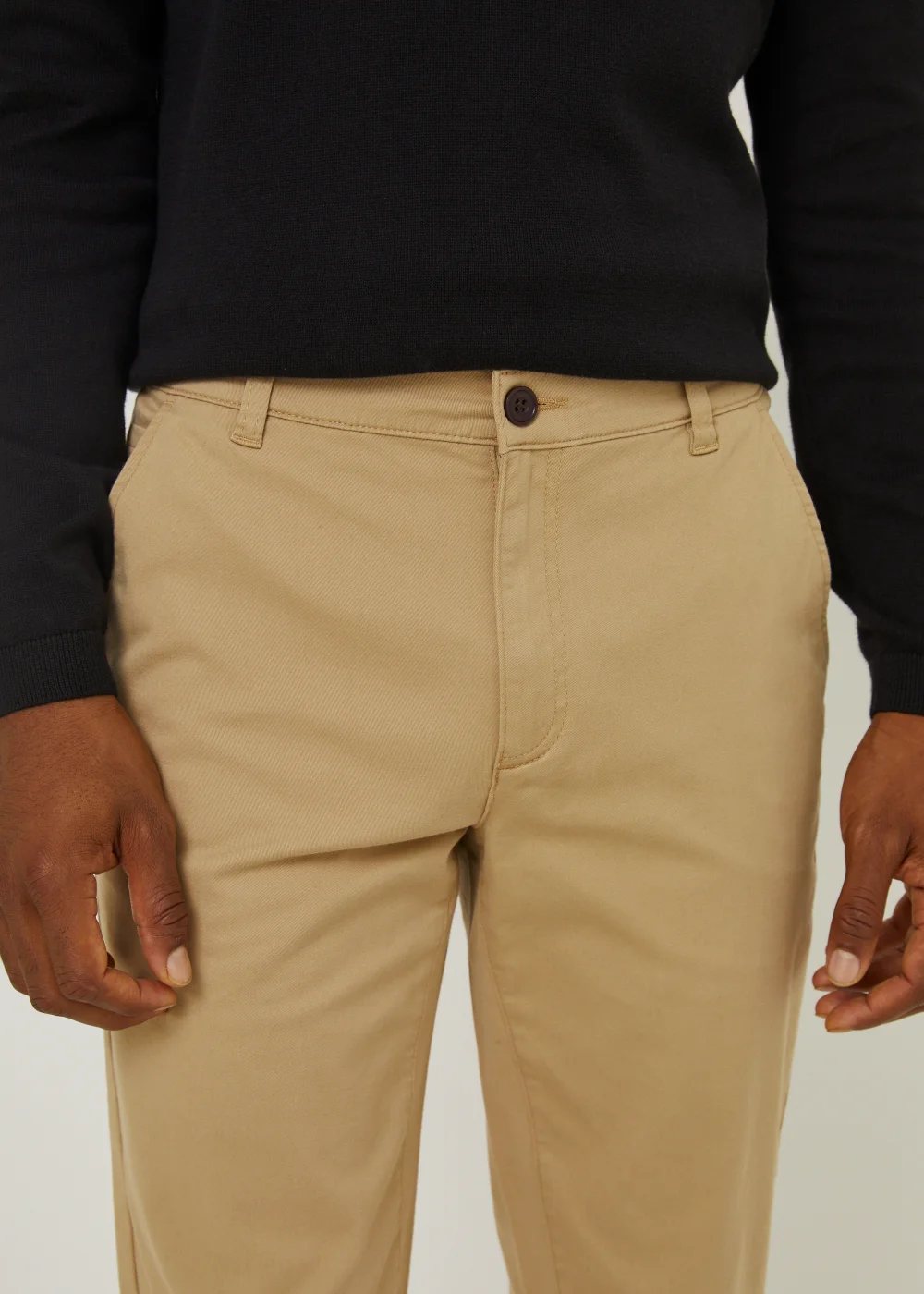 Farah Lawson Nude Twill Chinos - 30 Waist Short Image 2