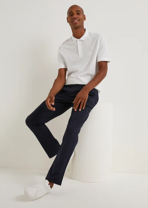 Farah Lawson Navy Twill Chinos - 30 Waist Regular Image 2