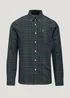 Farah Edina Green Check Oxford Shirt - Medium Image 4