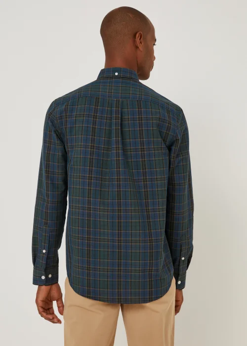 Farah Edina Green Check Oxford Shirt - Medium Image 2