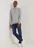 Farah Aintree Grey 1/4 Zip Sweatshirt - Extra Large Image 2