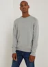 Farah Stern Grey Crew Neck Jumper - Small Image 1