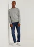 Farah Stern Grey Crew Neck Jumper - Small Image 5