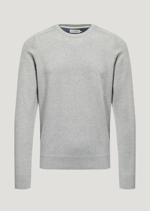 Farah Stern Grey Crew Neck Jumper - Small Image 2