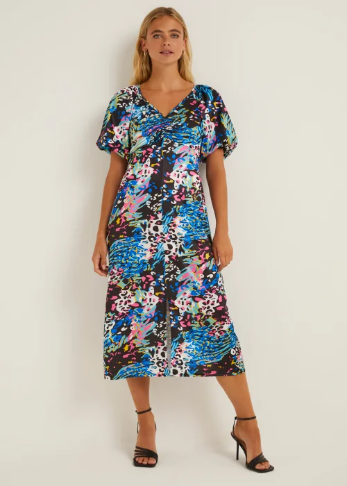 Be Beau Animal Print Midi Dress - 6 Image 3