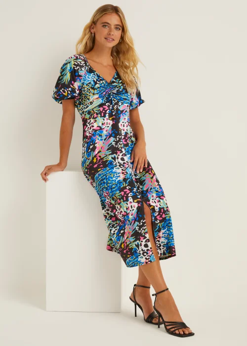 Be Beau Animal Print Midi Dress - 6 Image 1