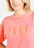 Elle Sport Peach Graphic T-Shirt - Extra small Image 2