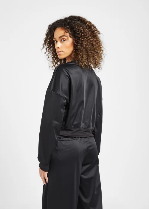 Elle Sport Black Cropped Sweatshirt - XS Image 2