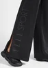 Elle Sport Black Wide Leg Trousers - Extra small Image 4