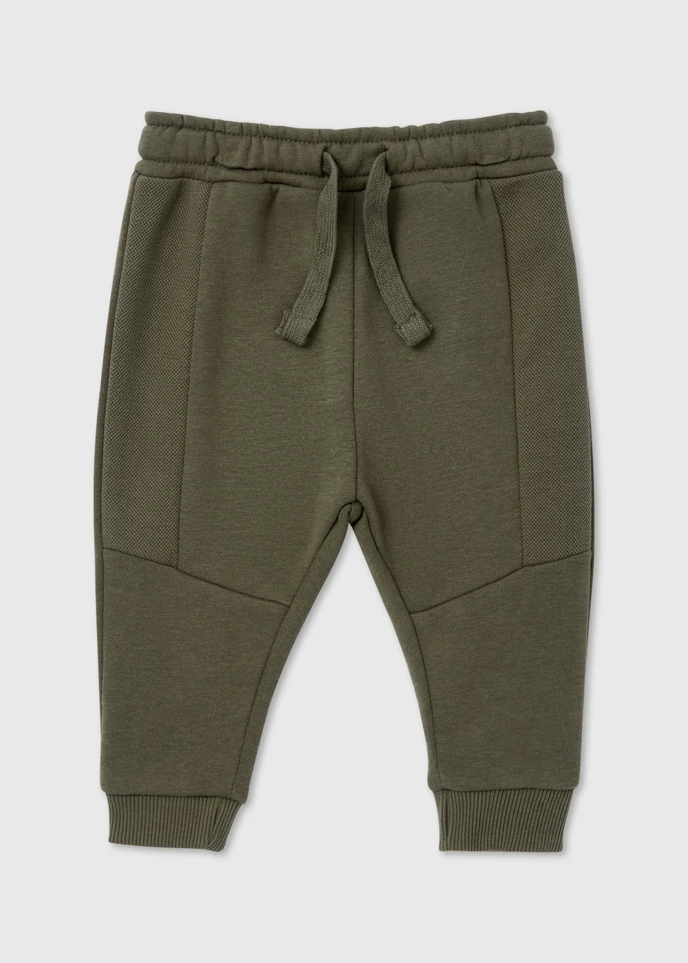 Boys Khaki Pique Joggers (9mths-6yrs) - 9-12 months Image 1