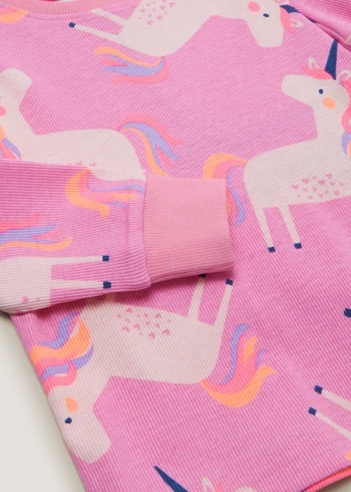 Girls Pink Unicorn Pyjama Set (9mths-5yrs) - Age 18 - 23 Months Image 2