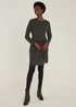 Grey Long Sleeve Jersey Dress - 8 Image 2