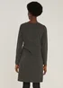 Grey Long Sleeve Jersey Dress - 8 Image 5