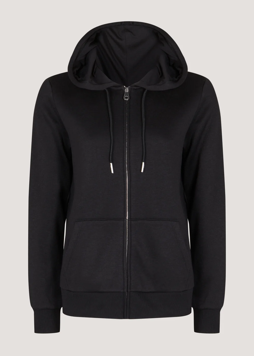 Black Zip Up Hoodie - S Image 5