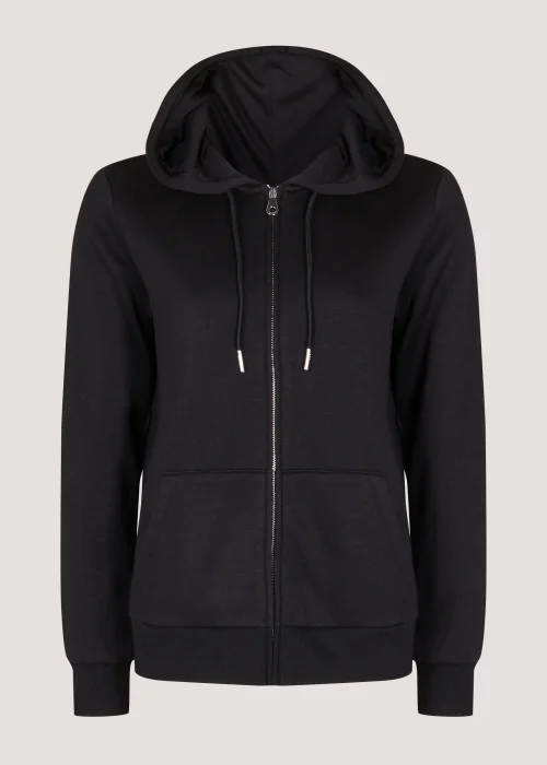 Black Zip Up Hoodie - S Image 5