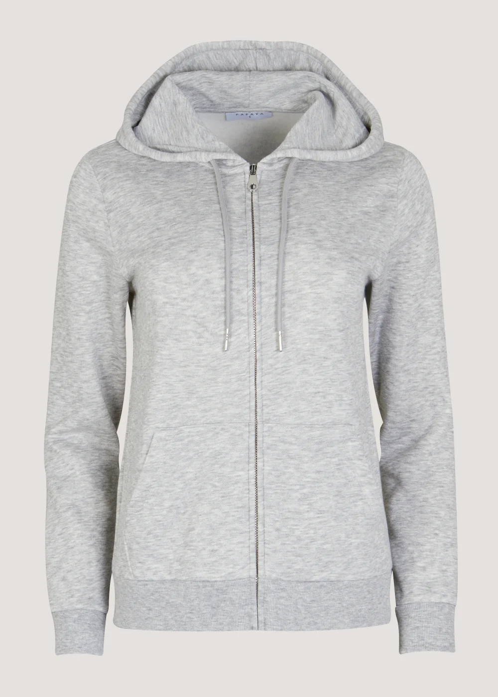Grey Zip Up Hoodie - S Image 5